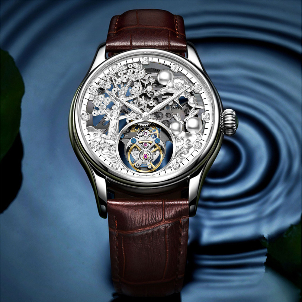 Zodiac Luxury Watch - Мужские механические часы AESOP Real Tourbillon: