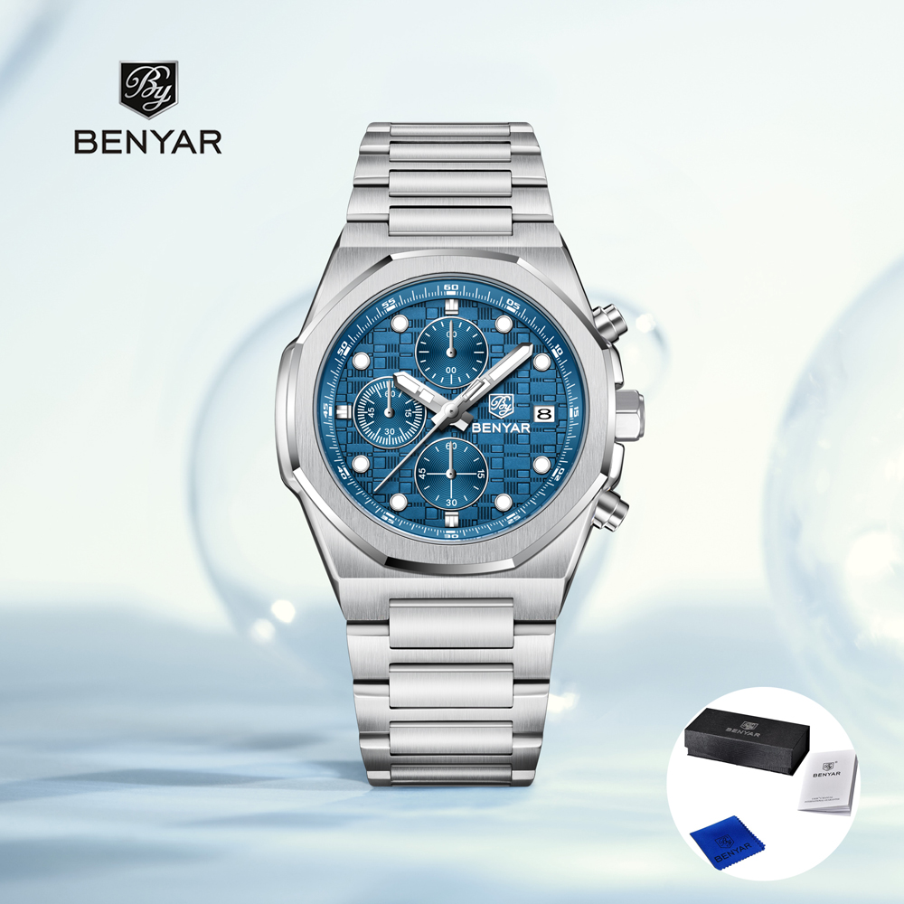 Luxury Watch Men - Новинка 2022, мужские часы BENYAR, роскошные