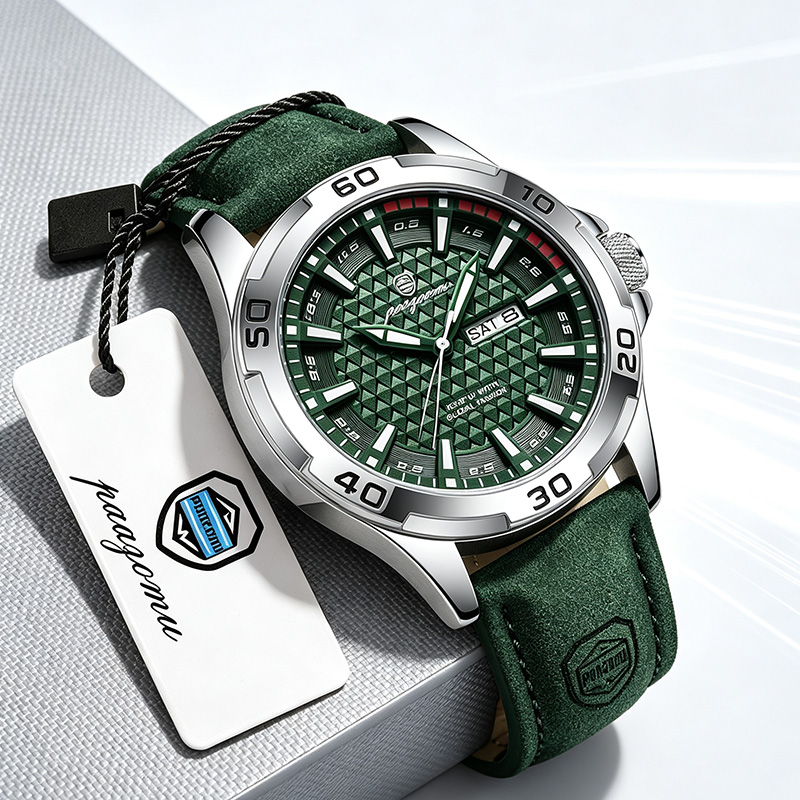 Luxury Watch Maker - PAAZOMU Роскошные мужские часы, модные кварцевые,