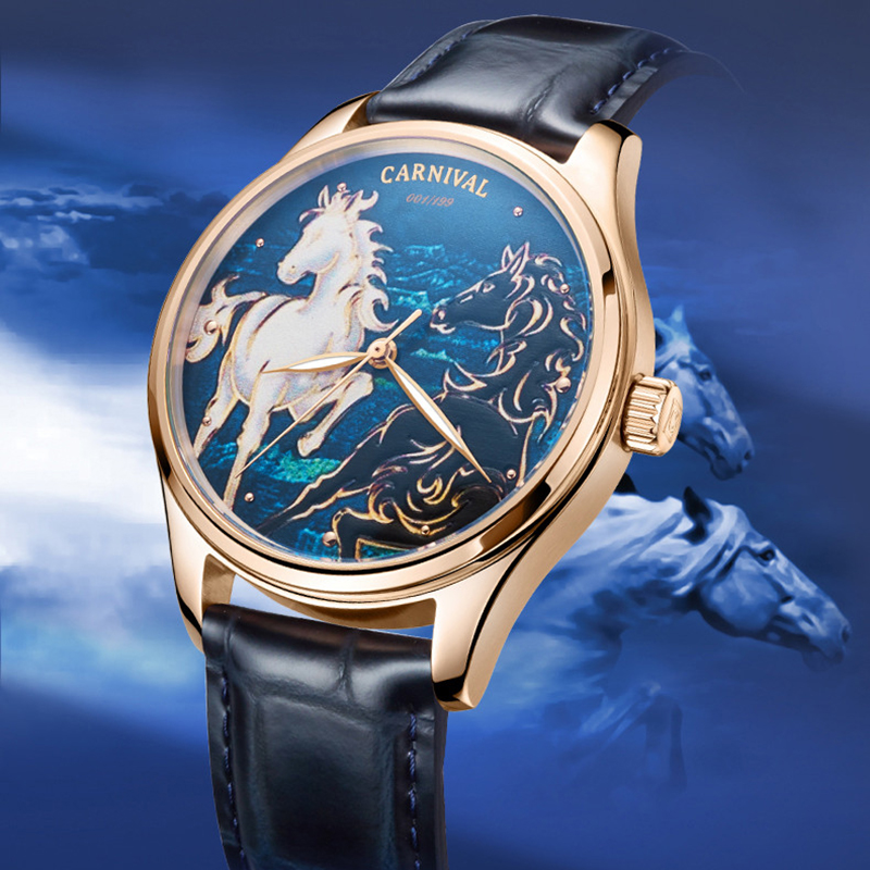 Zodiac Luxury Watch - Модные механические часы Carnival Brand Zodiac