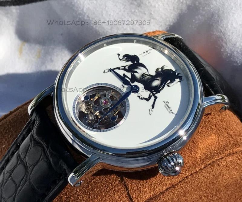 Zodiac Luxury Watch - Мужские механические часы с эмалевым циферблатом