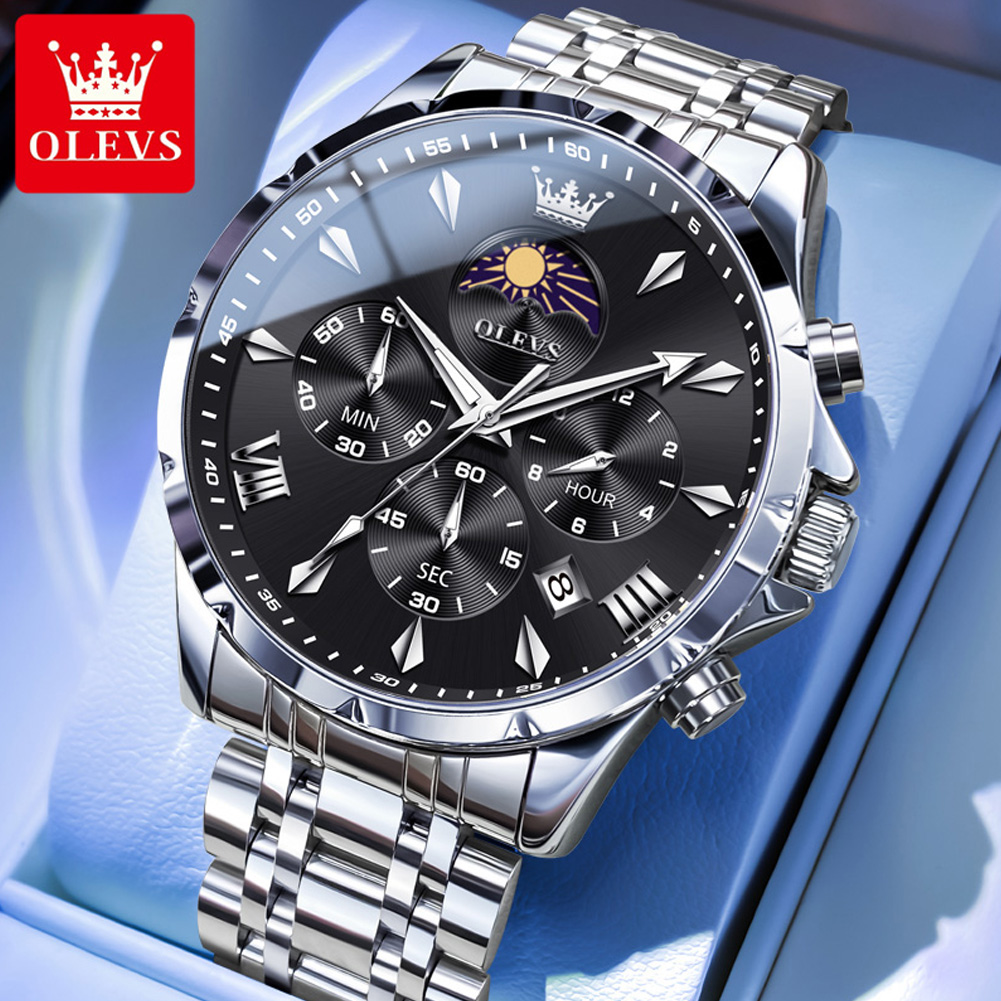 Luxury Watch Maker - Мужские часы OLEVS 3653 с календарем