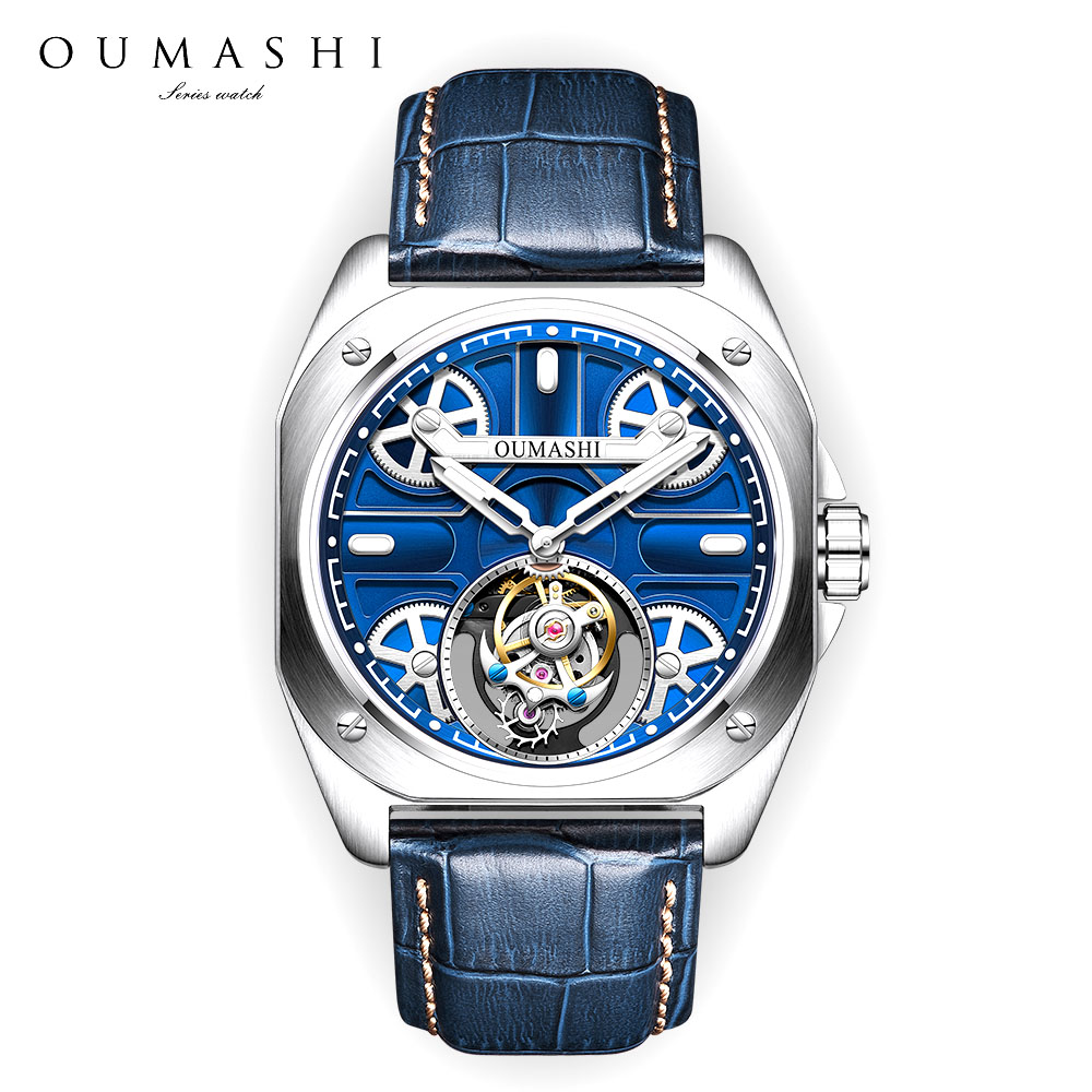 Luxury Watch Leather - Роскошные мужские часы 41 мм с