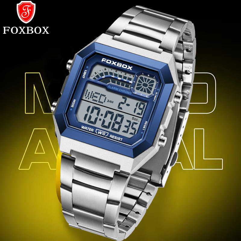 Luxury Watch Men - Мужские цифровые часы FOXBOX Fashion Luxury: