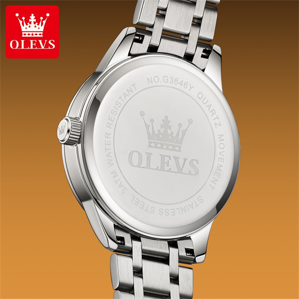 OLEVS Moon Phase мужские часы  – обзор и цена Luxury Watch Men