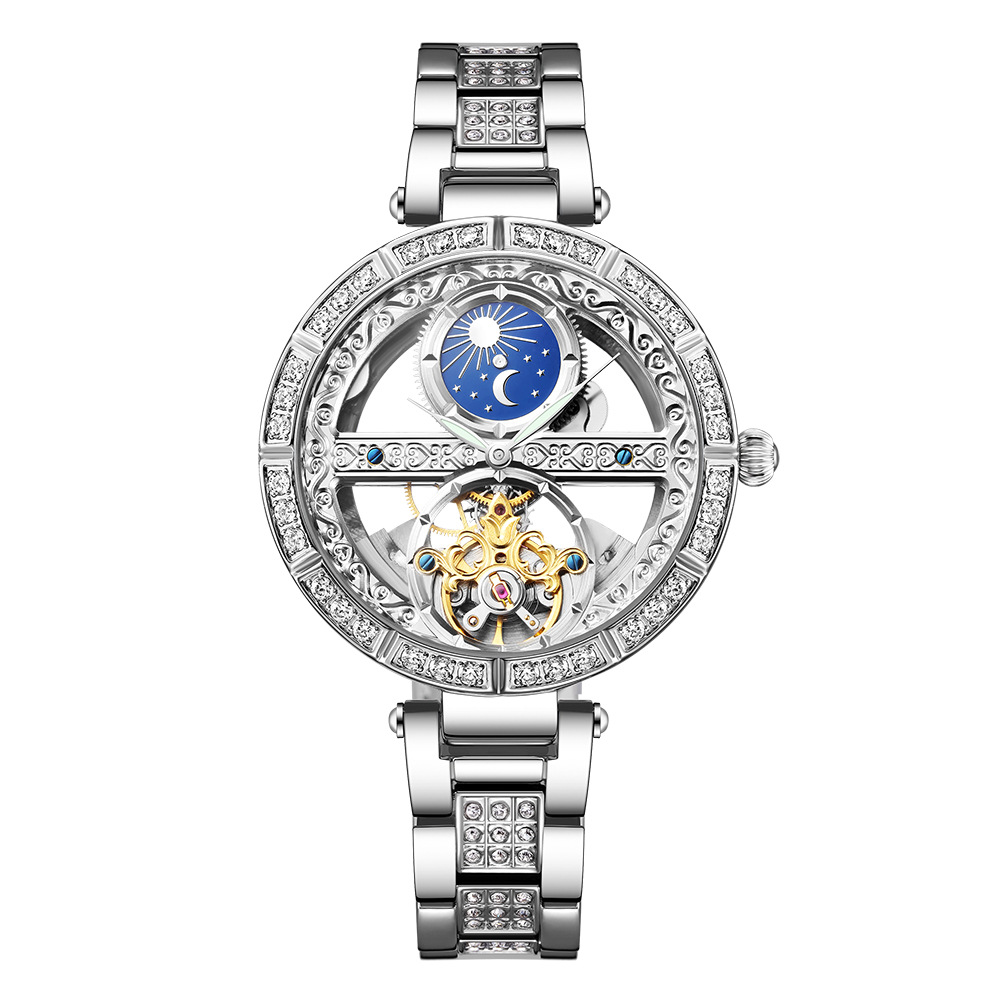 Женские часы, автоматические ж – обзор и цена Luxury Watch Moon Phase