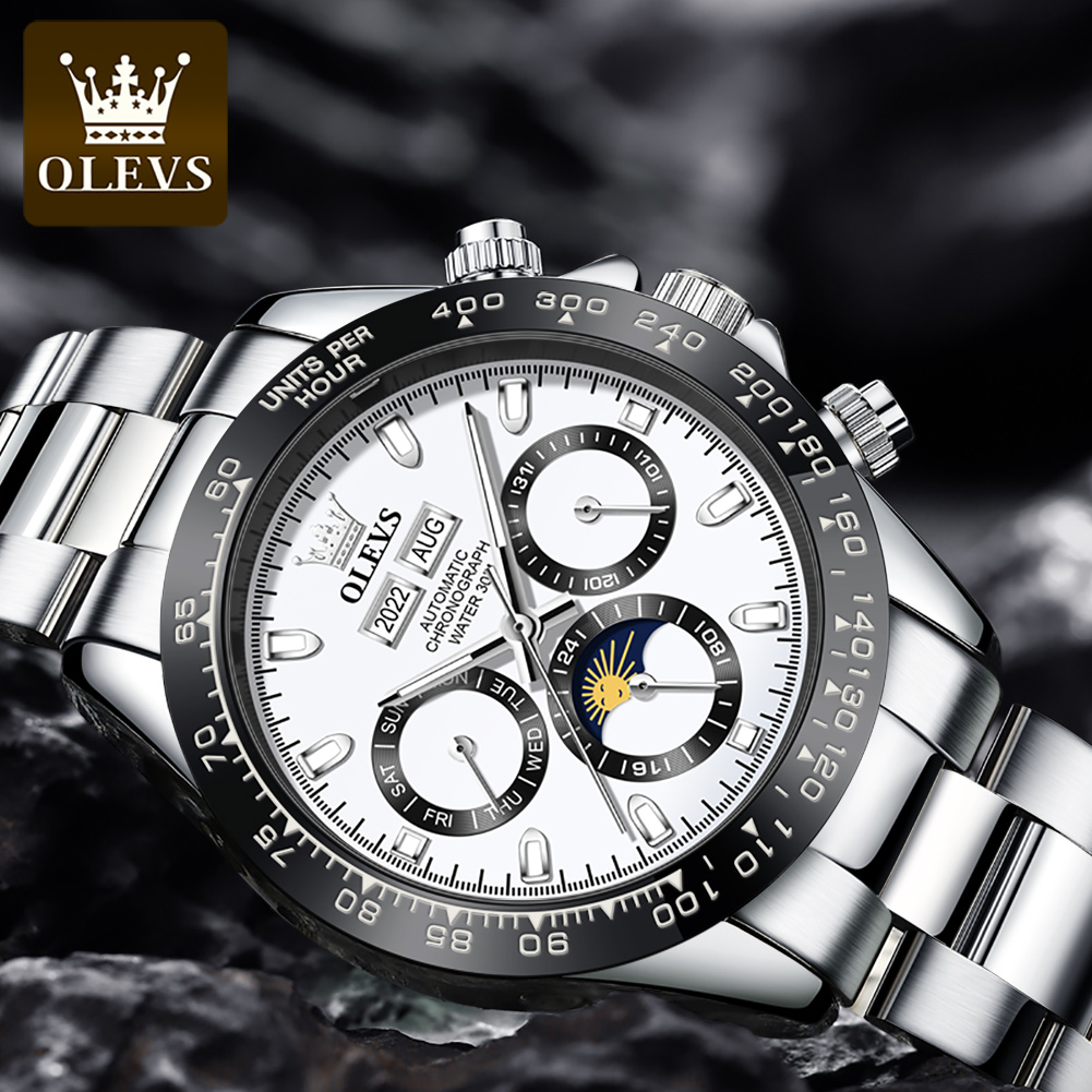 OLEVS 6654 Роскошные мужские ч – обзор и цена Rolex Watch Daytona