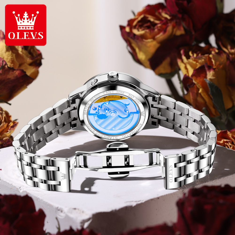 OLEVS 7041 Elegance Moon Phase – обзор и цена Luxury Watch Moon Phase
