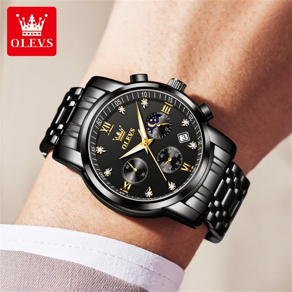 OLEVS Популярные мужские часы  – обзор и цена Luxury Watch Men