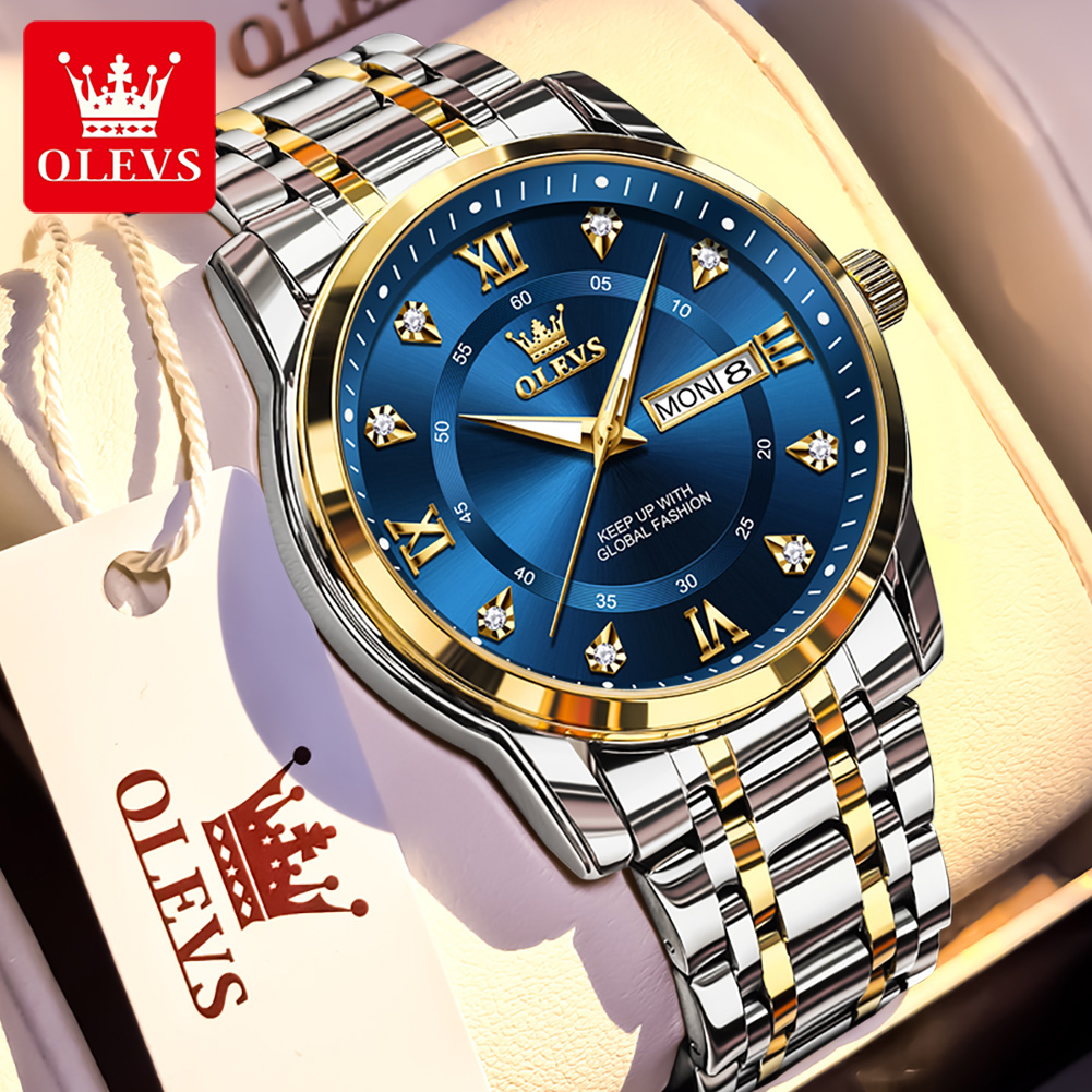 OLEVS брендовые модные мужские – обзор и цена Luxury Watch Men