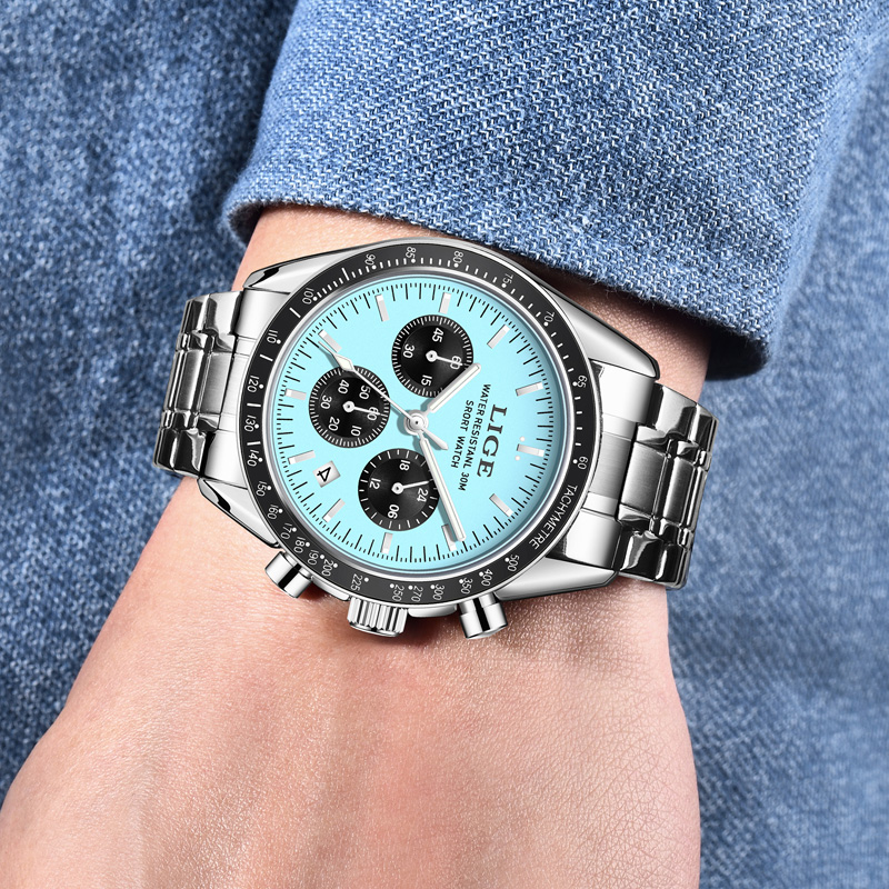 Мужские часы LIGE, топ-бренд,  – обзор и цена Luxury Watch Maker