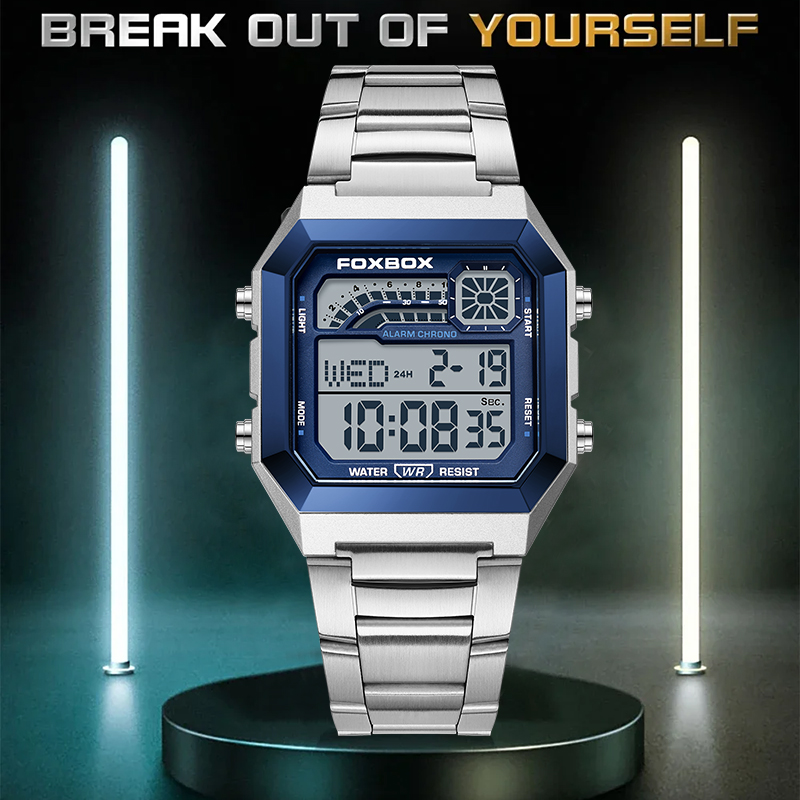 Мужские цифровые часы FOXBOX F – обзор и цена Luxury Watch Men